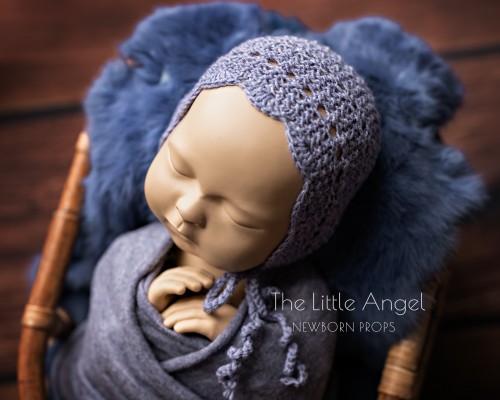 Czapeczka do sesji noworodkowych - MIMI BONNET
