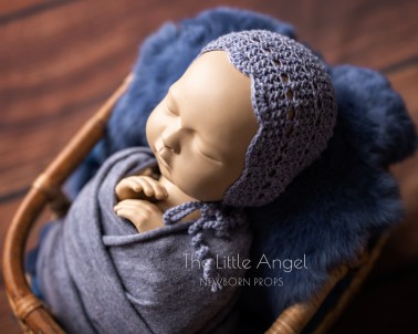 Czapeczka do sesji noworodkowych - MIMI BONNET