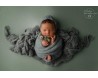 Newborn photo set - bonnet & long wrap