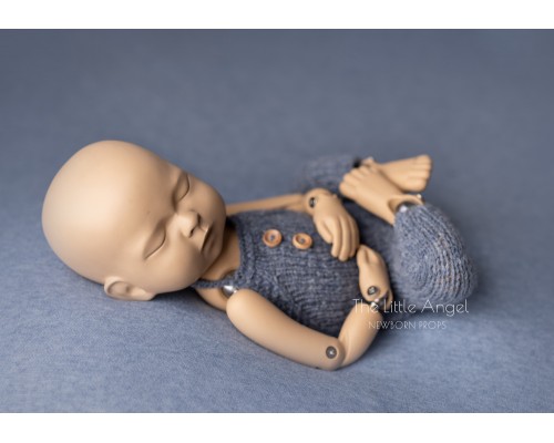 Rompersy i czapka do sesji noworodkowej - TOMMY