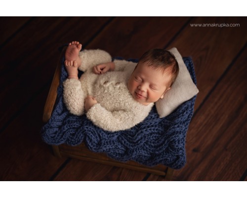 Newborn photo props - rompers SHAGGY