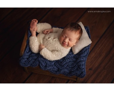 Newborn photo props - rompers SHAGGY