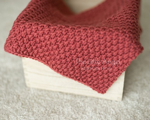Newborn photo blanket - RICE