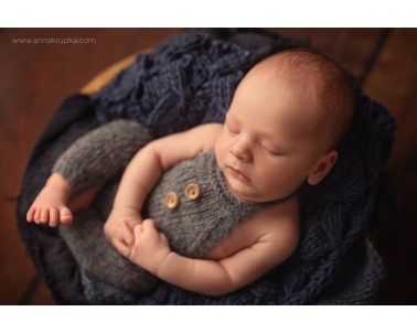 Kocyk do sesji noworodkowych - SANDRA