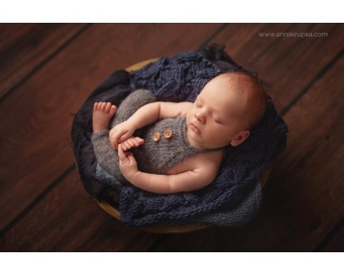 Kocyk do sesji noworodkowych - SANDRA