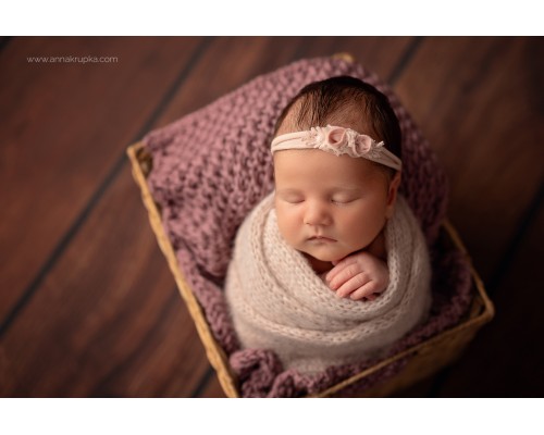 Newborn photo blanket - RICE