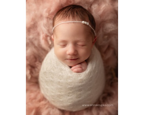 Best newborn photo props - ALICE WRAP & BONNET
