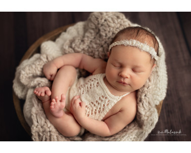 Komplet do sesji noworodkowej - JULIA