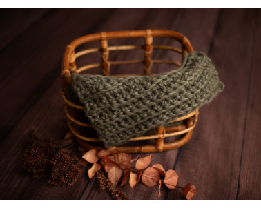 GREEN AUTUMN BLANKET - for newborn session