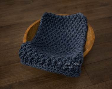 CHUNKY KNITTED BLANKET - PEPE - 10% OFF