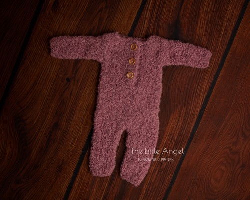 Newborn photo props - rompers SHAGGY