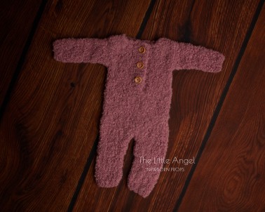 Newborn photo props - rompers SHAGGY