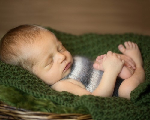 Newborn photo blanket - RICE