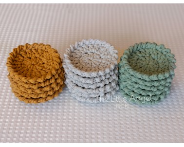 Szydełkowe podstawki pod kubek - Little Angel Props