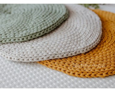 Cotton cord table and cup coasters - Little Angel Props