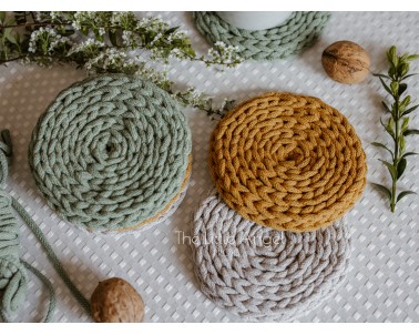 Szydełkowe podstawki pod kubek - Little Angel Props