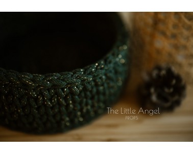 Świąteczny pleciony koszyk - Little Angel Props