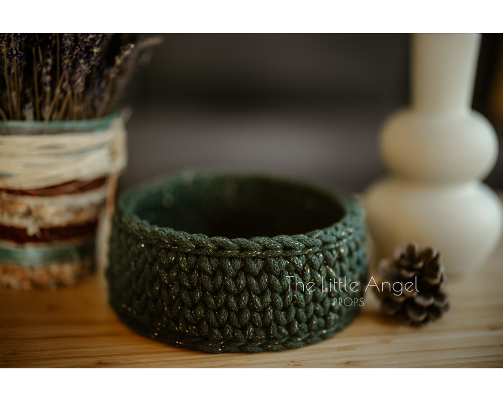 Świąteczny pleciony koszyk - Little Angel Props