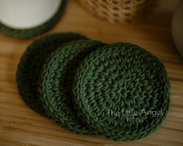 Cotton cord coasters - Little Angel Props