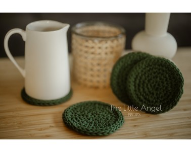 Szydełkowe podstawki pod kubek - Little Angel Props