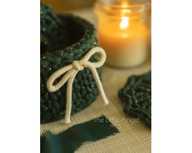 Świąteczne podstawki z koszykiem - Little Angel Props